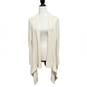 LULULEMON ATHLETICA Heathered Cashlu Knit Wrap Open Cardigan